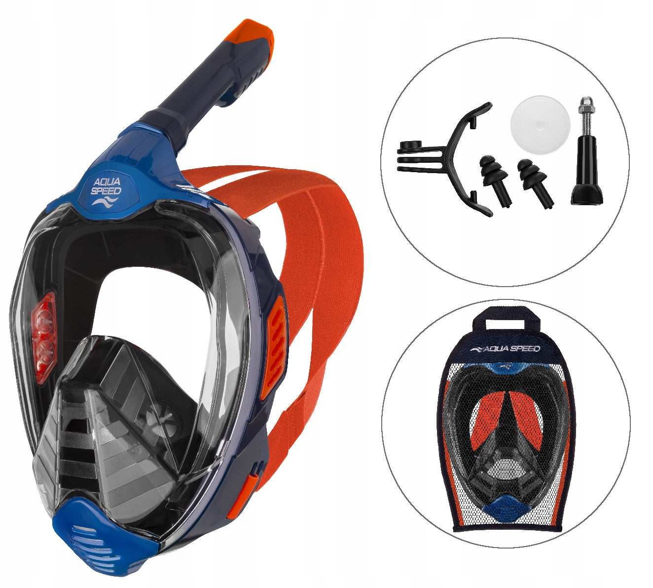 Diving mask full face snorkeling AQUA SPEED Veifa ZX 10