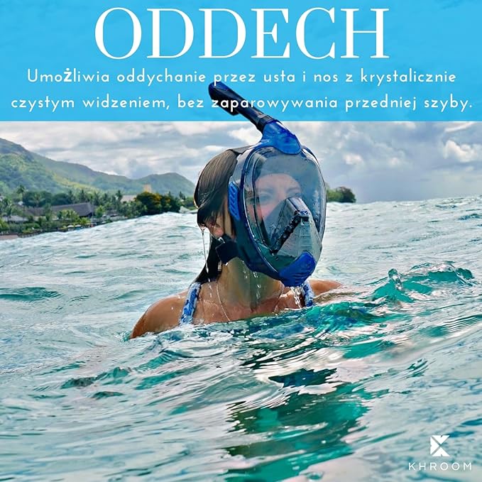 Diving mask, full face snorkeling Khroom DEKRA r. L/XL Brand khroom