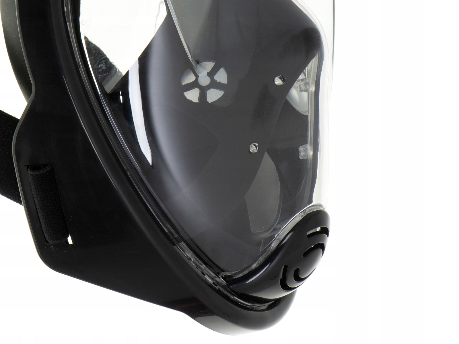 Diving mask full folding L/XL black Brand Ikonka