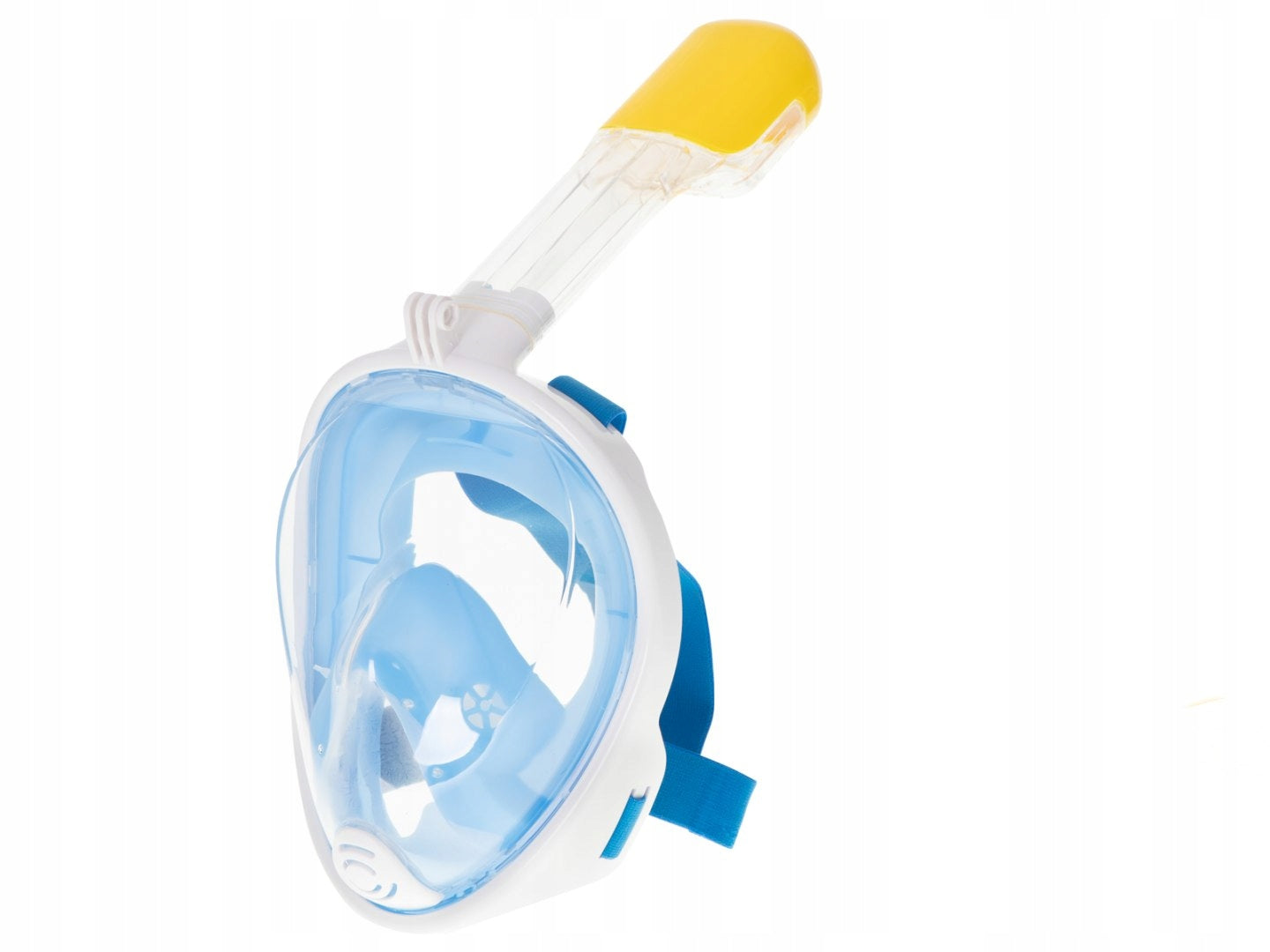 Diving mask full folding L/XL blue