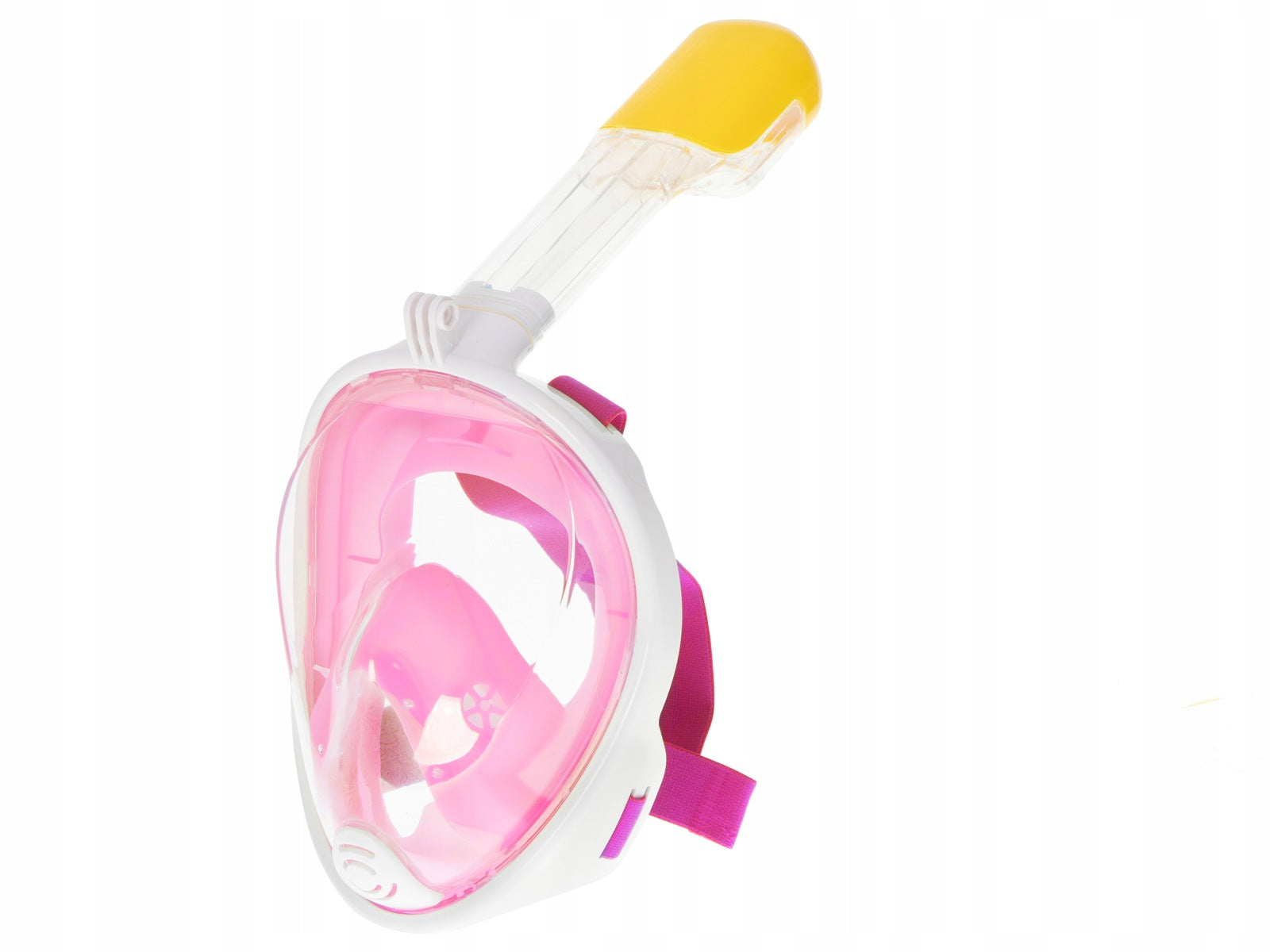 Diving mask full folding S/M pink Color pink