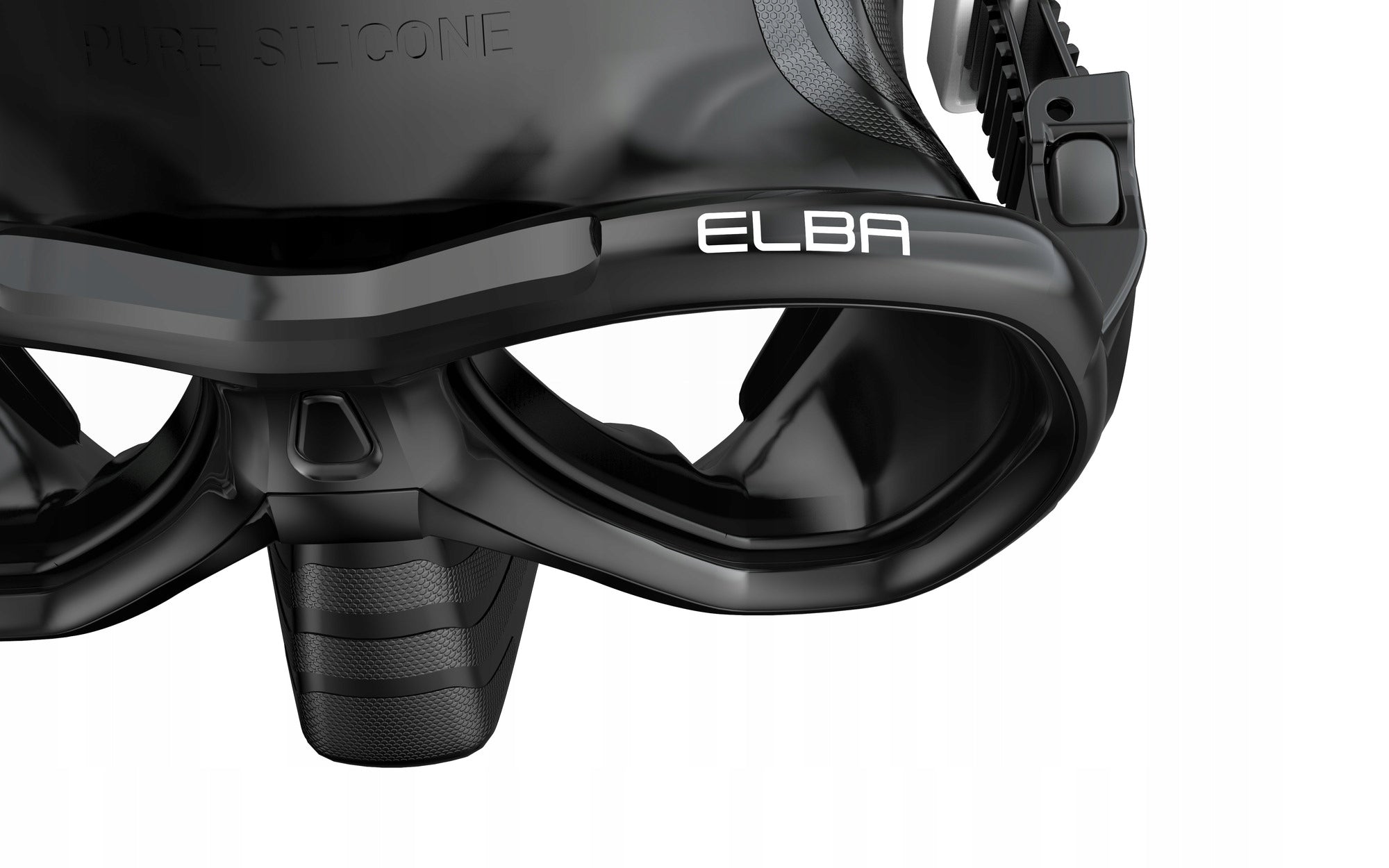 Diving mask glasses Seac ELBA black Color black