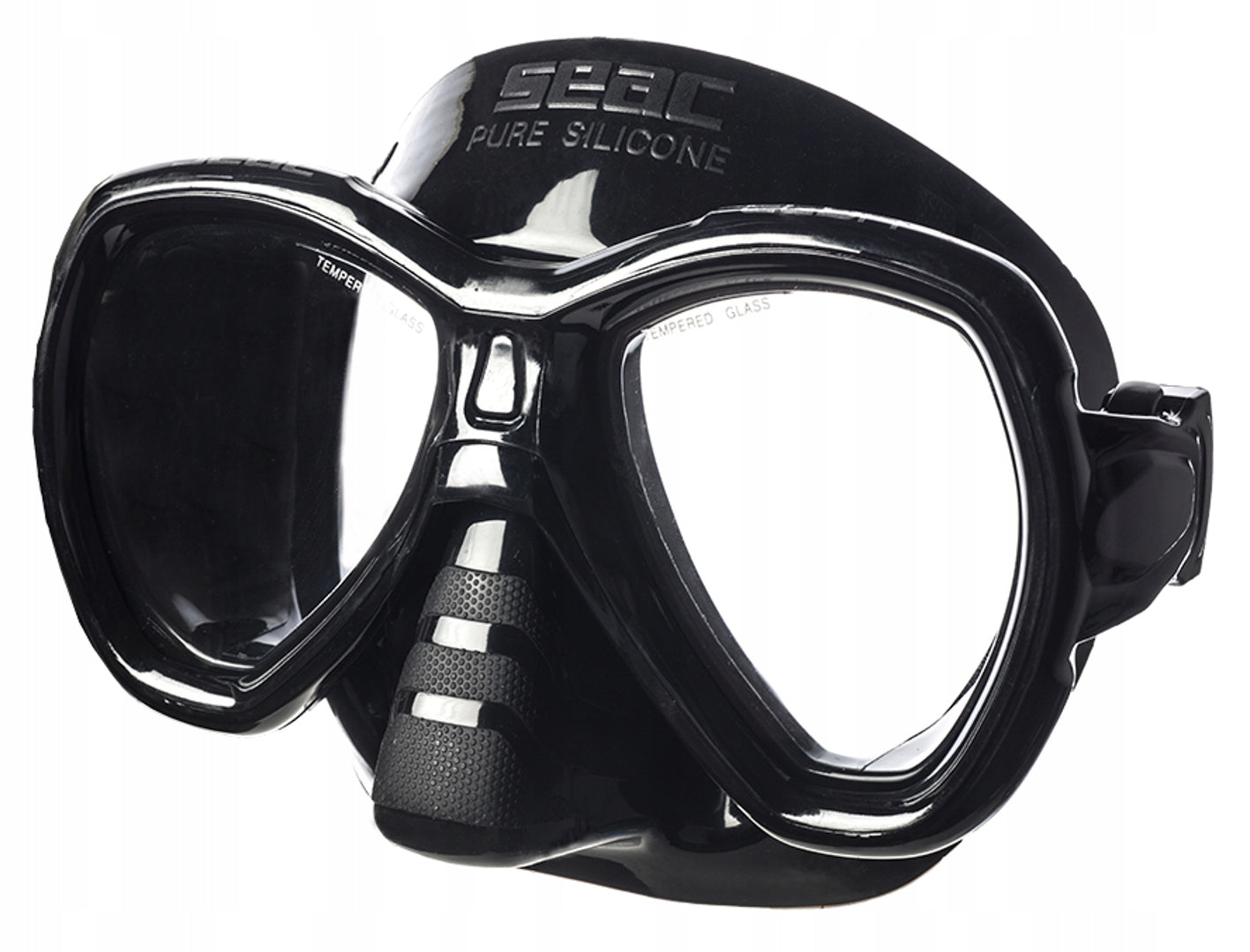 Diving mask glasses Seac ELBA black
