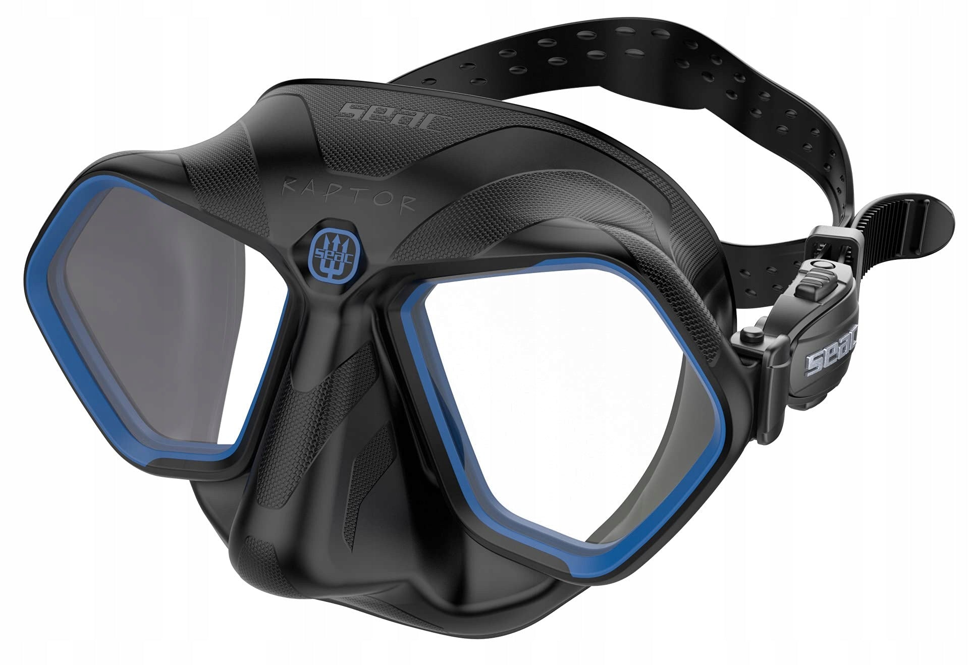 Diving mask glasses Seac Raptor black