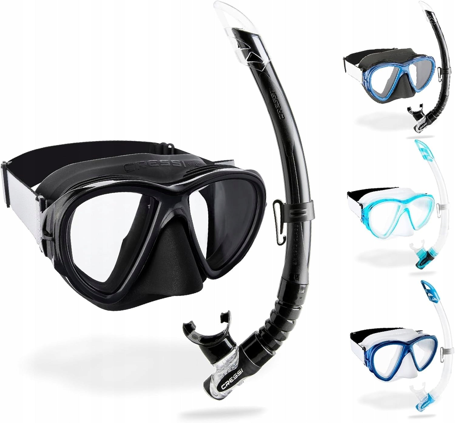 Diving mask glasses, with tube Cressi Fiji + Gamma Snorkel Combo Gender unisex product