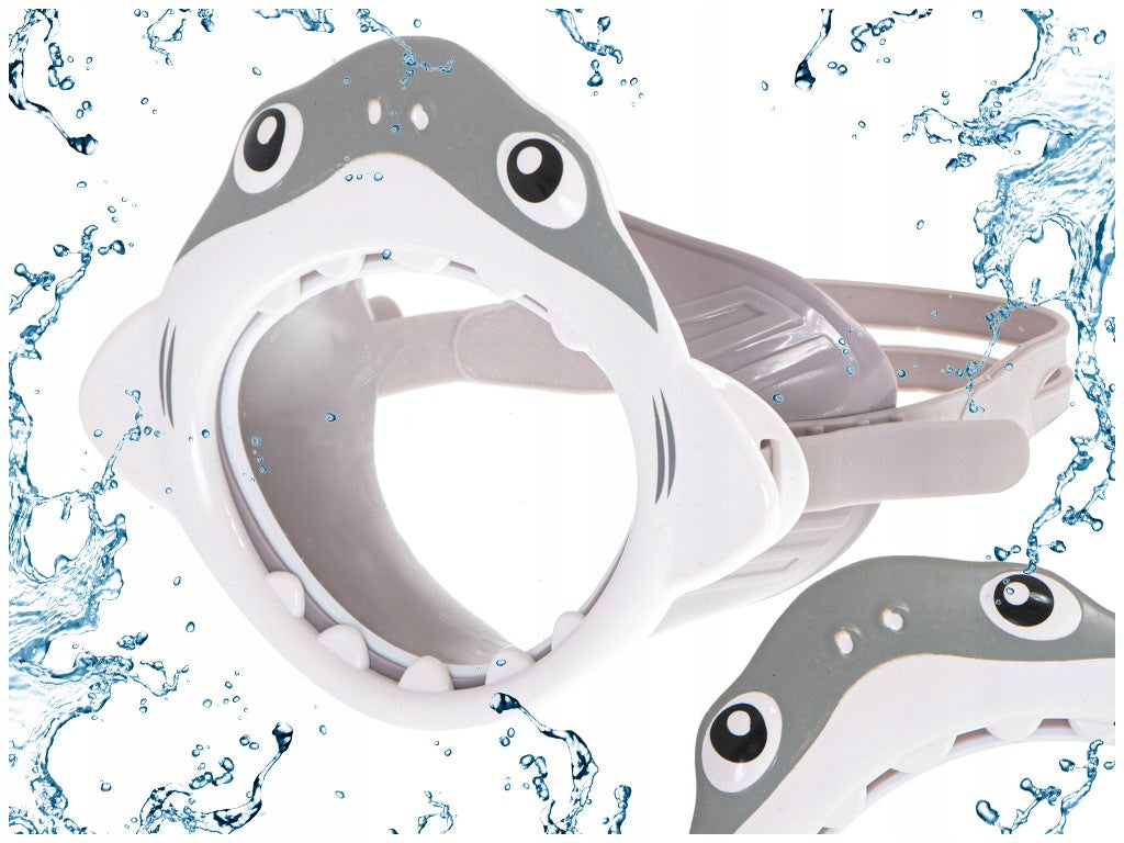 Diving mask goggles for children for eyes and nose shark