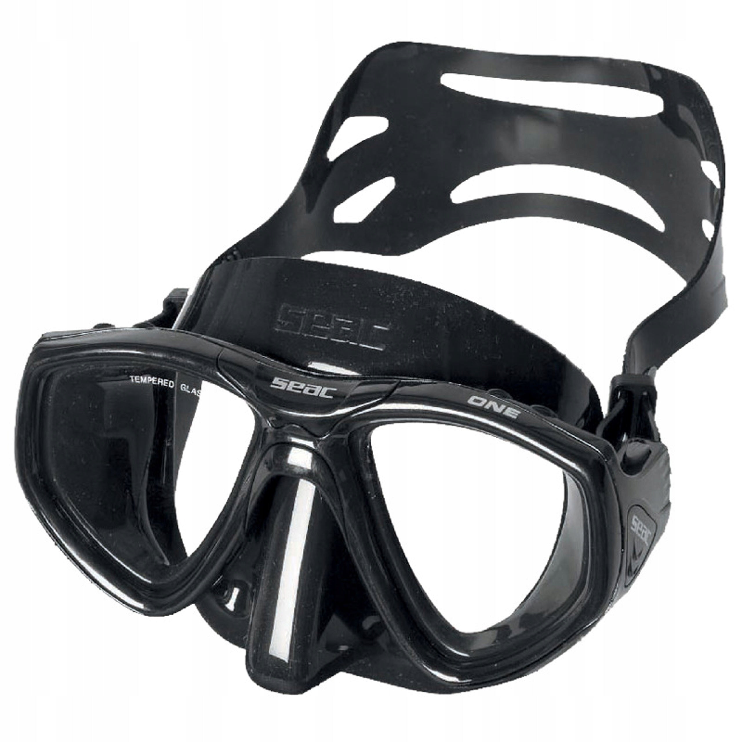 Diving mask with possible correction SEAC ONE black Color black