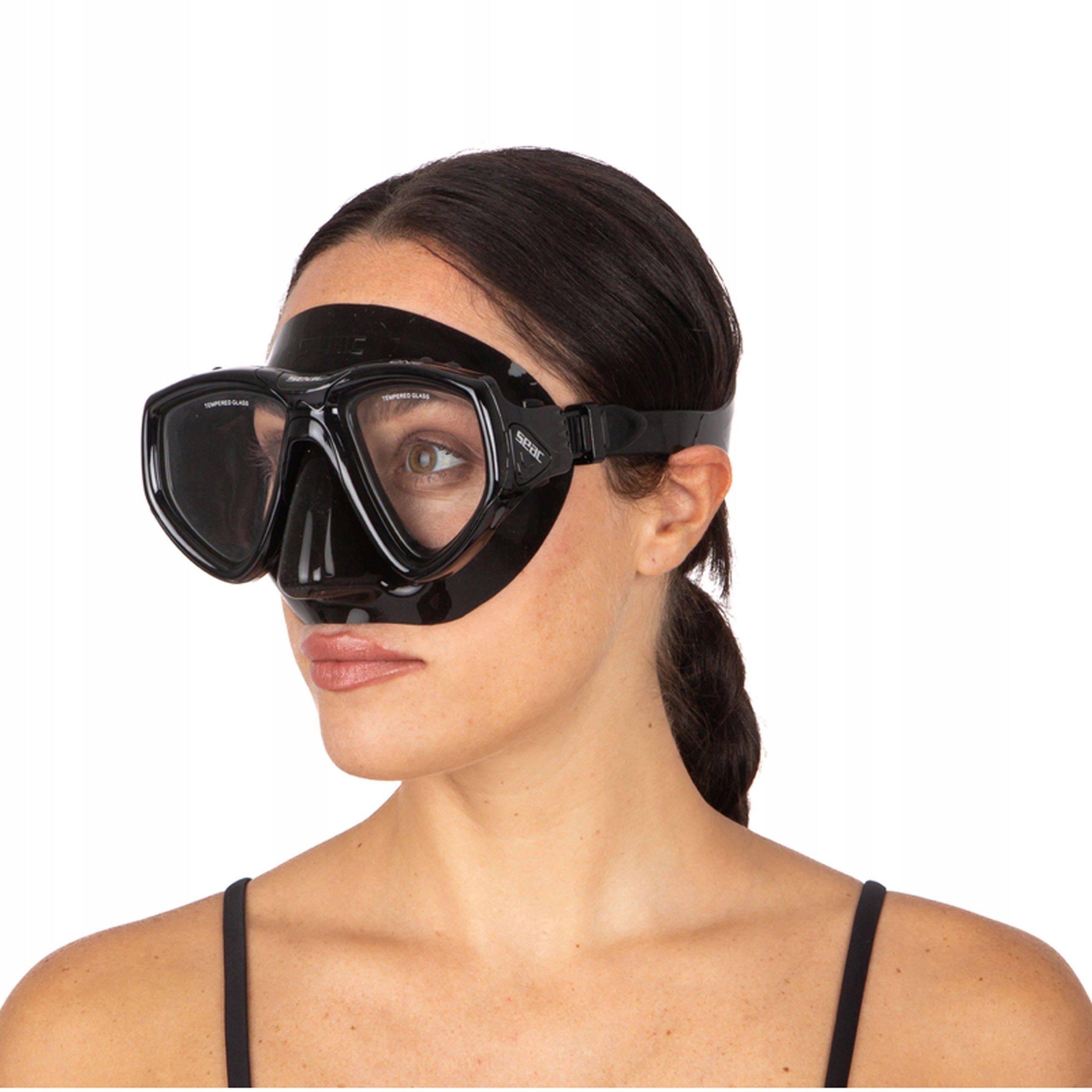 Diving mask with possible correction SEAC ONE black Product weight with unit packaging 0.5 kg