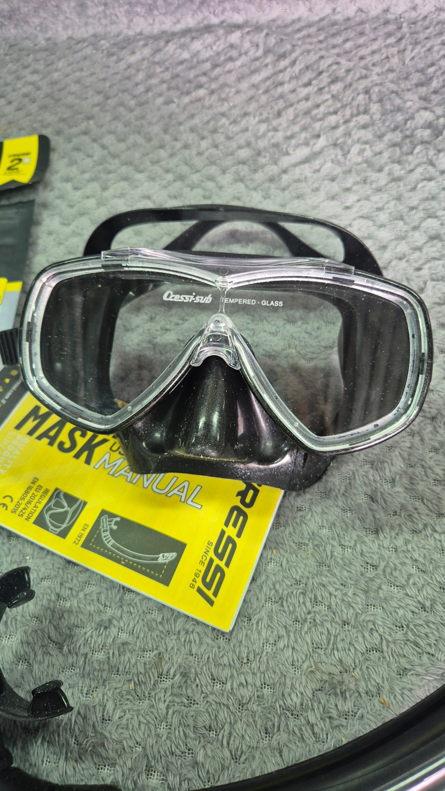 Diving set Cressi Onda Mare blacksese Brand Cressi