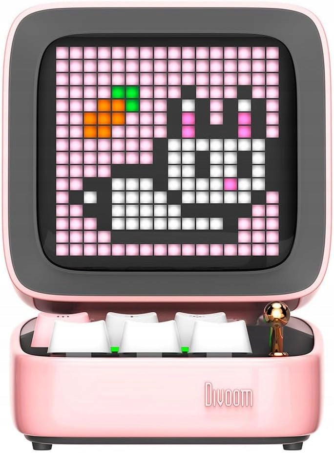 Divoom Ditoo Pro pink Bluetooth speaker 15W audio Brand Divoom