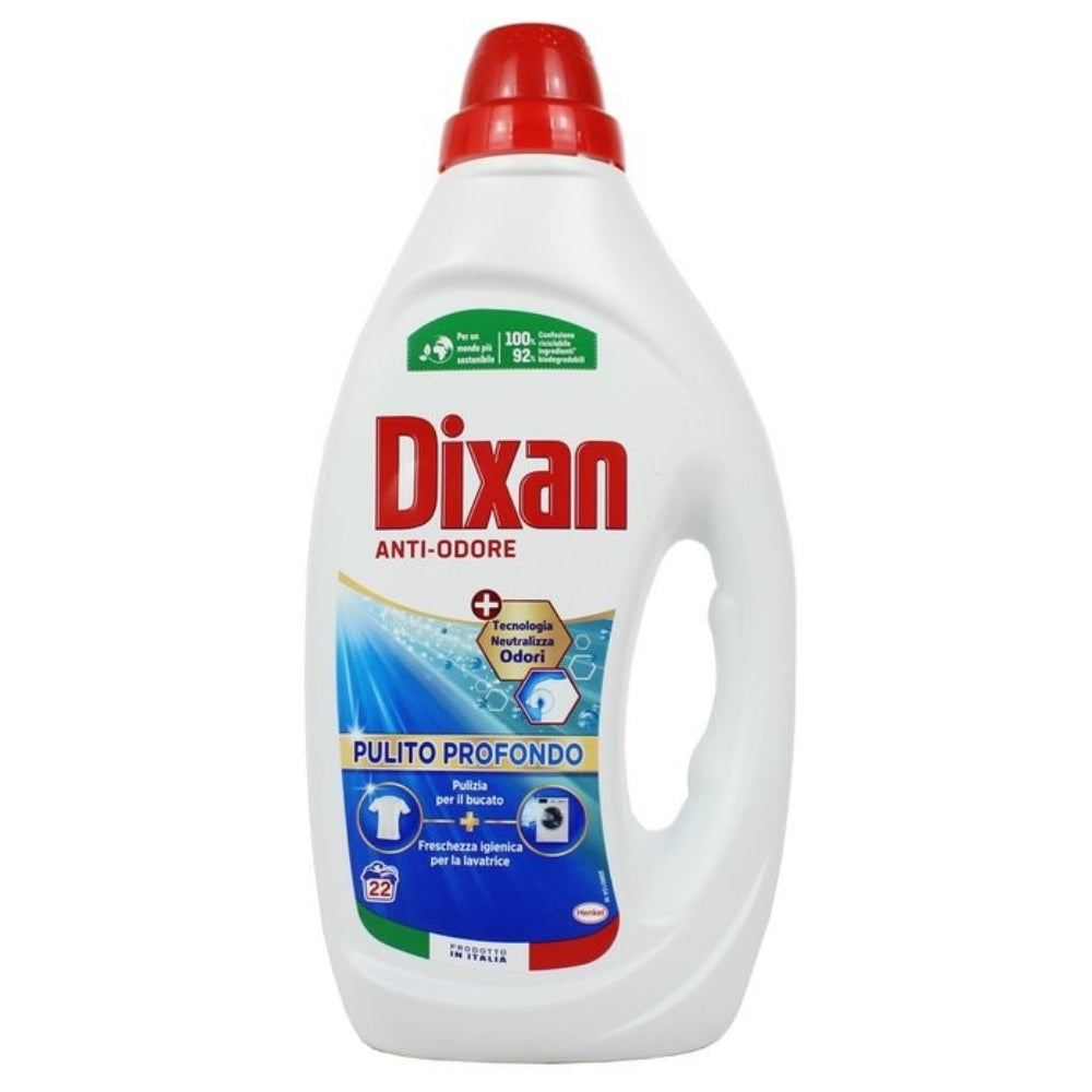 Dixan Anti-Odore Washing Liquid 22 Washing Freshness Without Odor