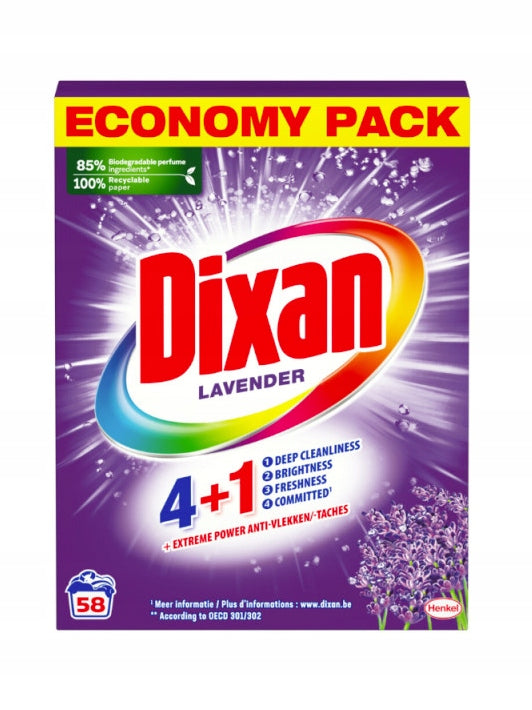 Dixan Extreme Lavender Washing Powder 3,19kg