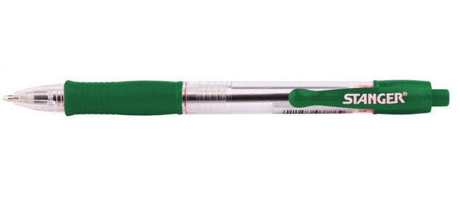 Stanger Softgrip Automatikstift, 1 mm, grün 