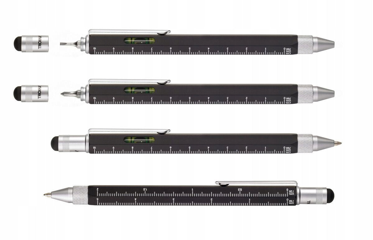 TROIKA Construction Multifunktionsstift, schwarz 