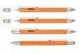 TROIKA Construction Multifunktionsstift, Construction, neonorange Farbe 