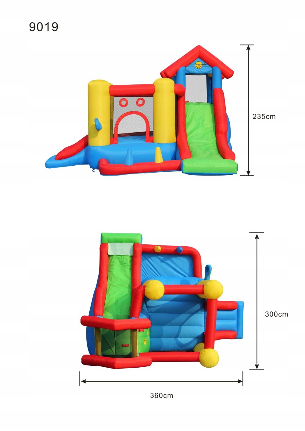 Aufblasbares Trampolin „Tower“ 4IQ 