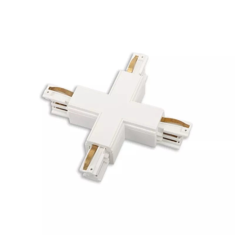 Typ-X-Anschluss für LED-3-Phasen-Stromschienen Maxlight weiß 16,6x16,6 cm MHT1-X-WH 