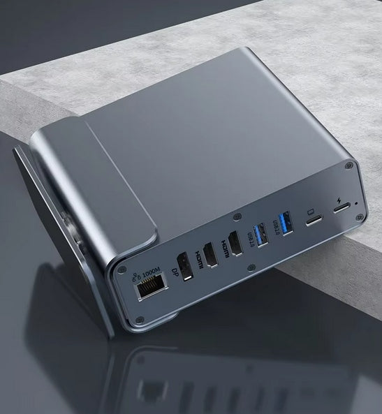 Docking Station 2x HDMI 4K 60Hz DP LAN PD CHARGER 100W USB-C HUB Packaging status original