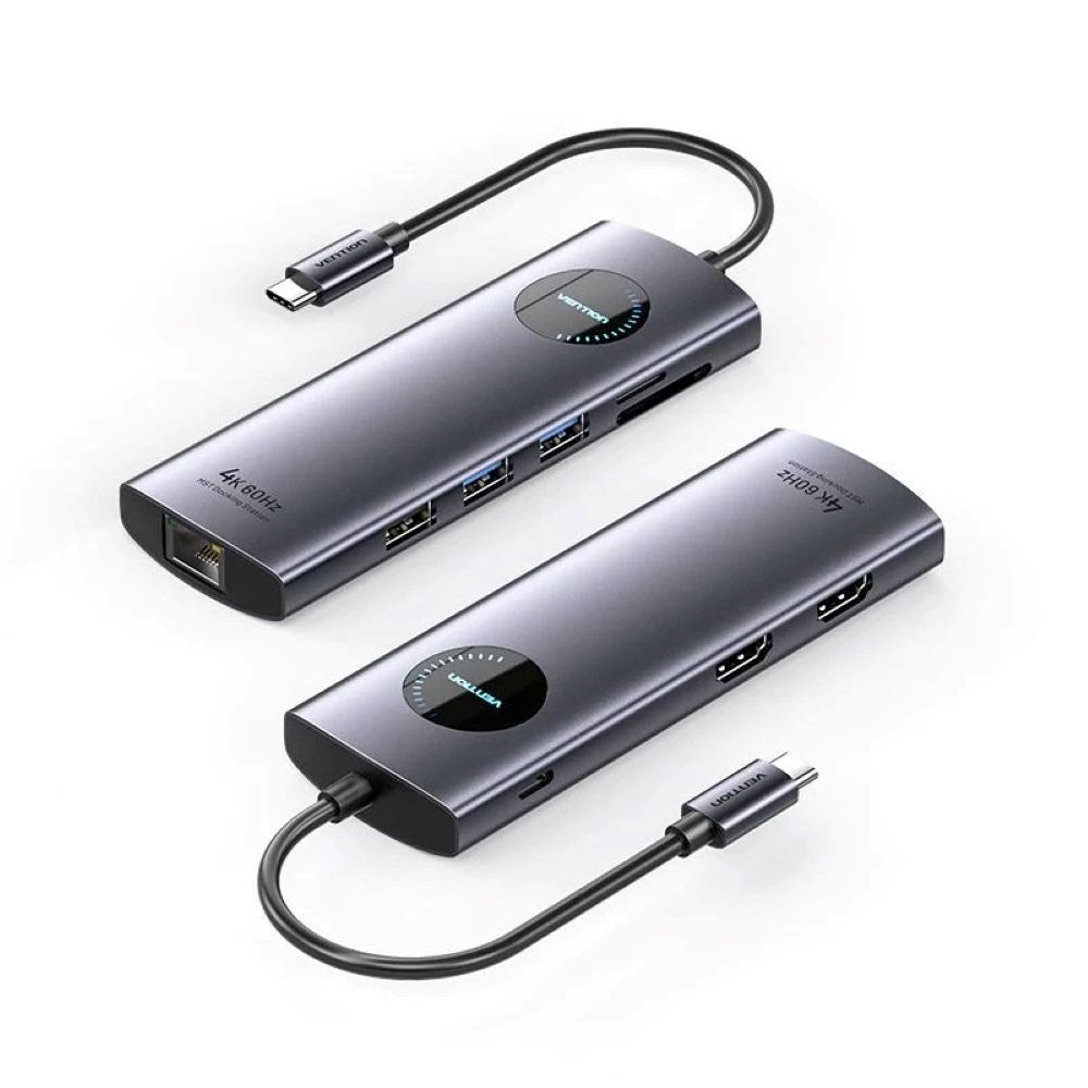 Docking Station Vention 9in1 USB-C MST 4K 100W PD 5Gbps TQVHB