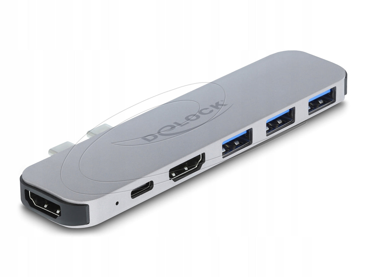Docking station for MacBook with Dual HDMI 4K, PD and USB hub Delock 87753 Packaging status original