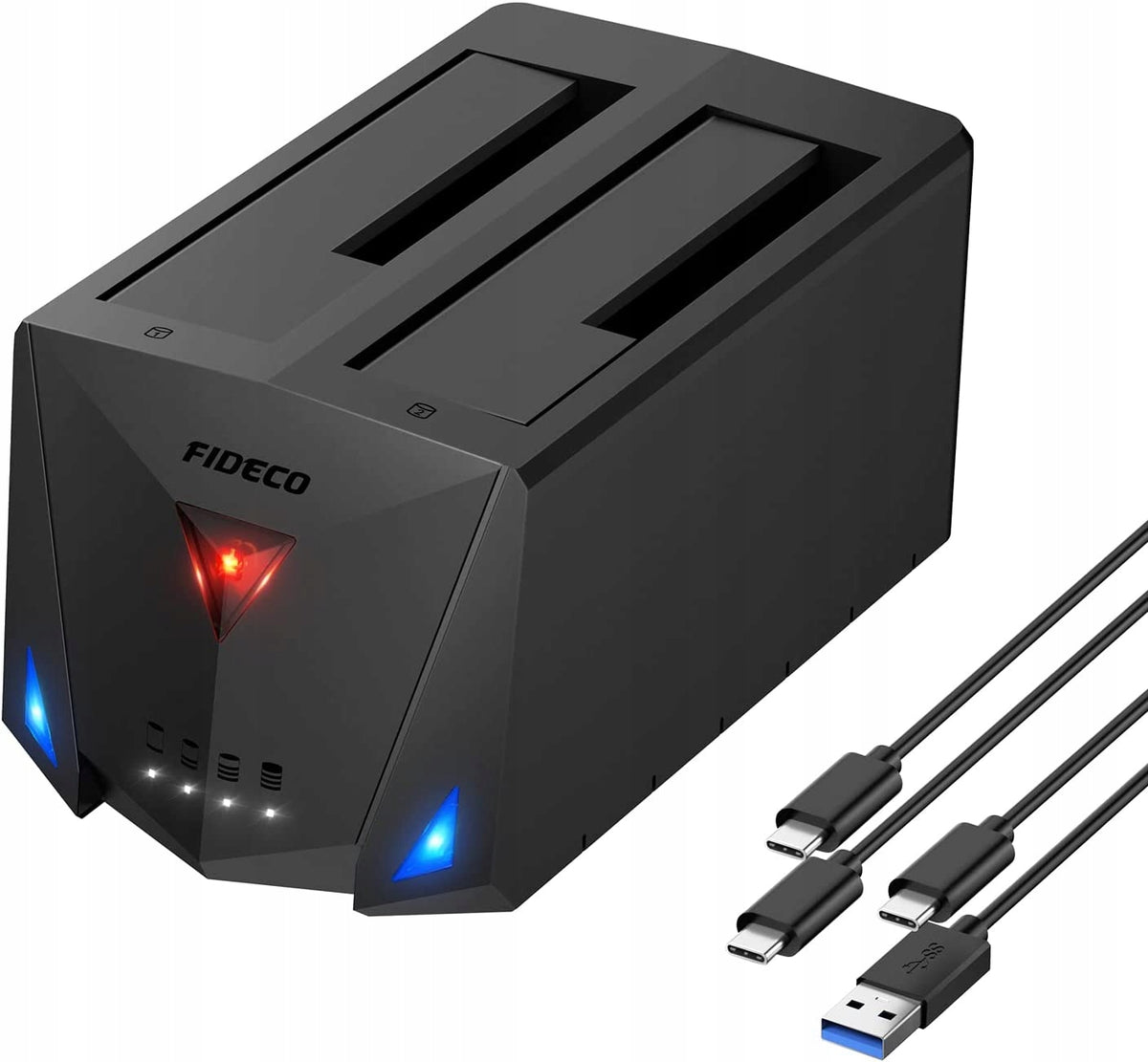 Docking station for hard drives FIDECO USB 3.2 Gen 1 reader
