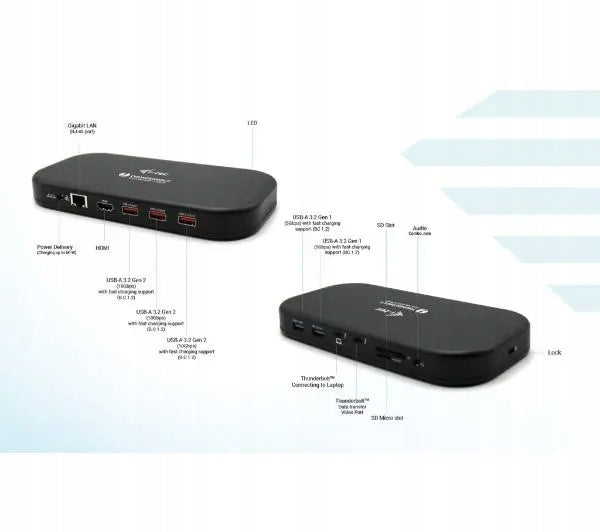 Docking station i-Tec TB3HDMIDOCKPD Manufacturer code TB3HDMIDOCKPD