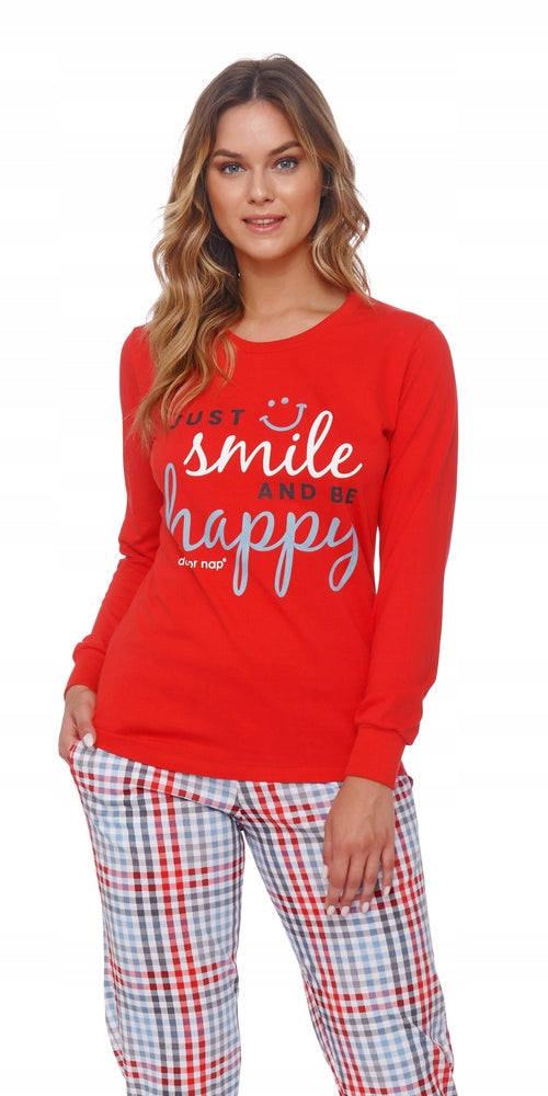 Pyjama für Damen Doctor Nap Pm 4533, rot 
