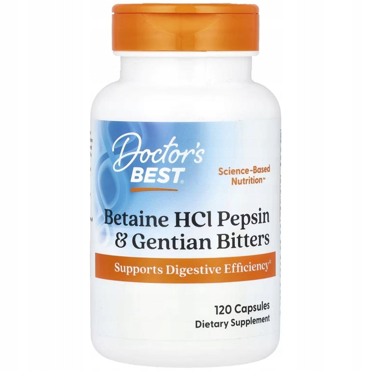 Doctor's Best Betaine HCl 120 kap Gentiana Pepsyna