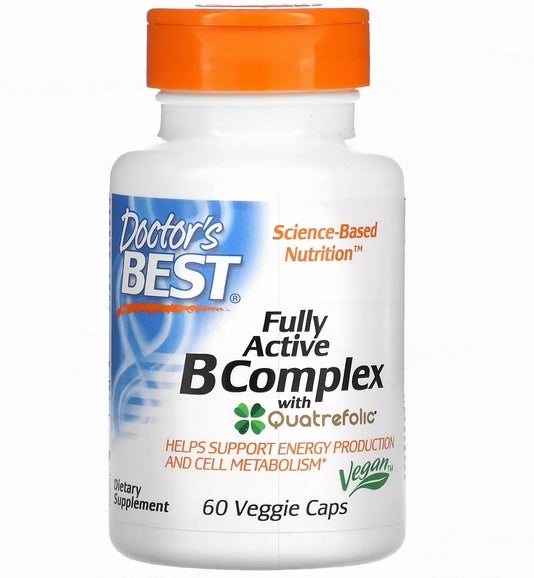 Doctor's Best Fully Active B-Complex 60cap Methylated Vitamins B Original