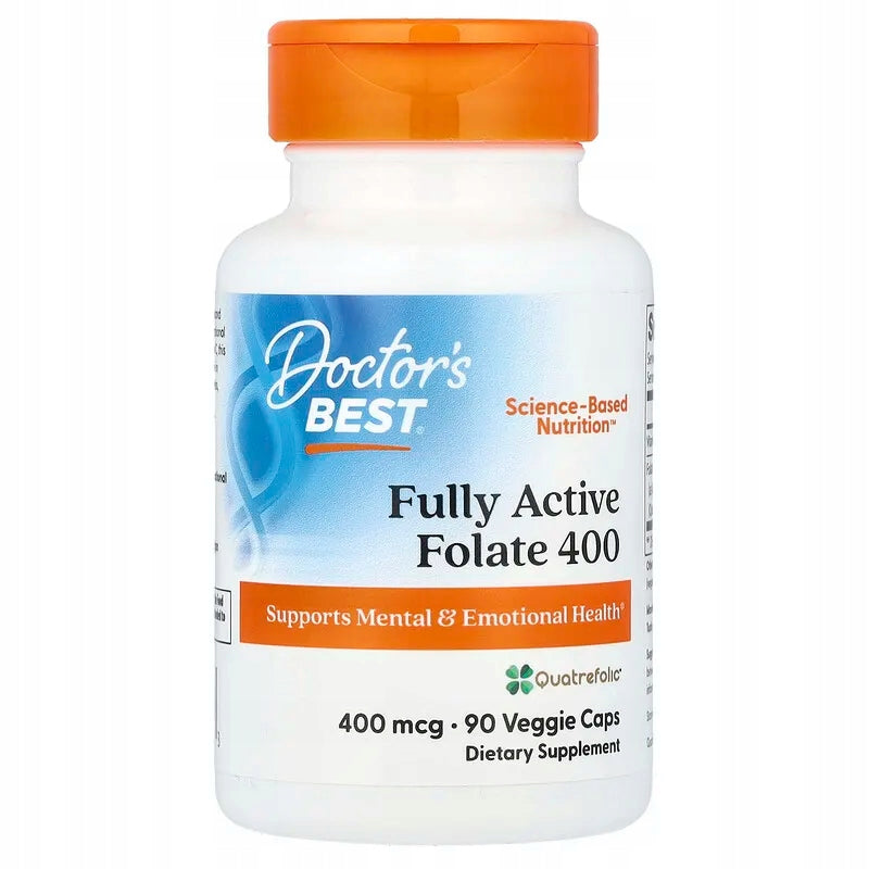 Doctor's Best Fully Active Folate 400 Folic Acid