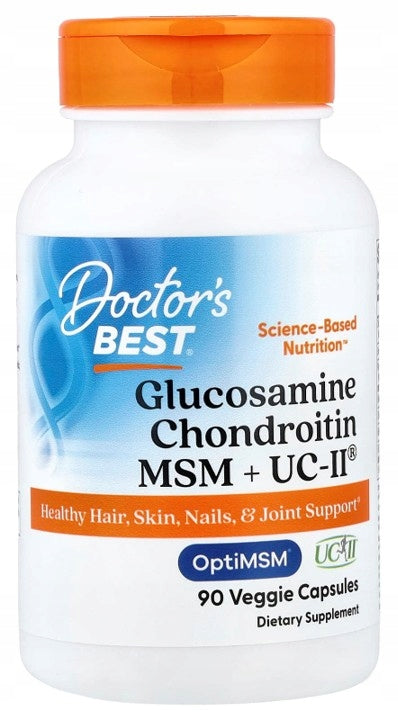 Doctor's Best - Glucosamine, Chondroitin, MSM + UCII | 90 Capsules x2 Packaging status original