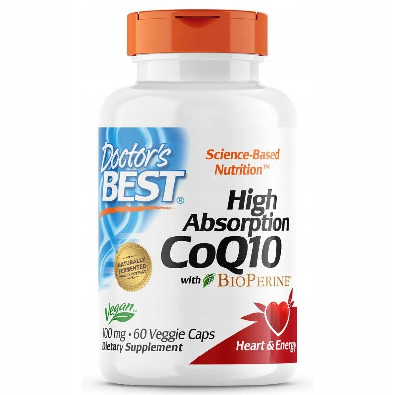 Doctor's Best High Absorption CoQ10 100mg BioPerine Q10 capsules 5/27 Medical device no