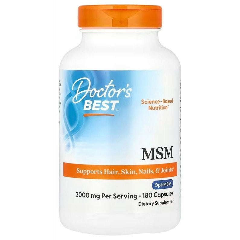 Doctor's Best MSM with OptiMSM 1000mg 180 capsules
