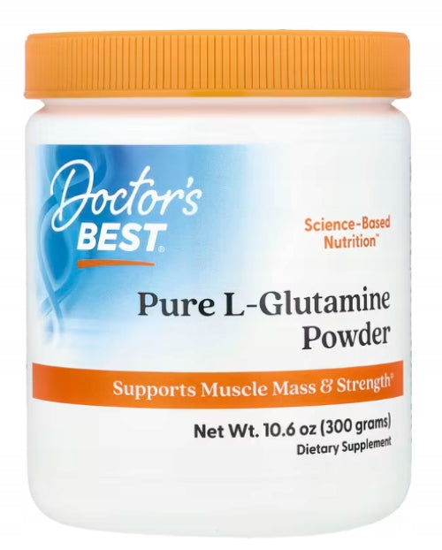 Doctor's Best | Pure L-Glutamine Powder | Pure L-Glutamine Powder 300g