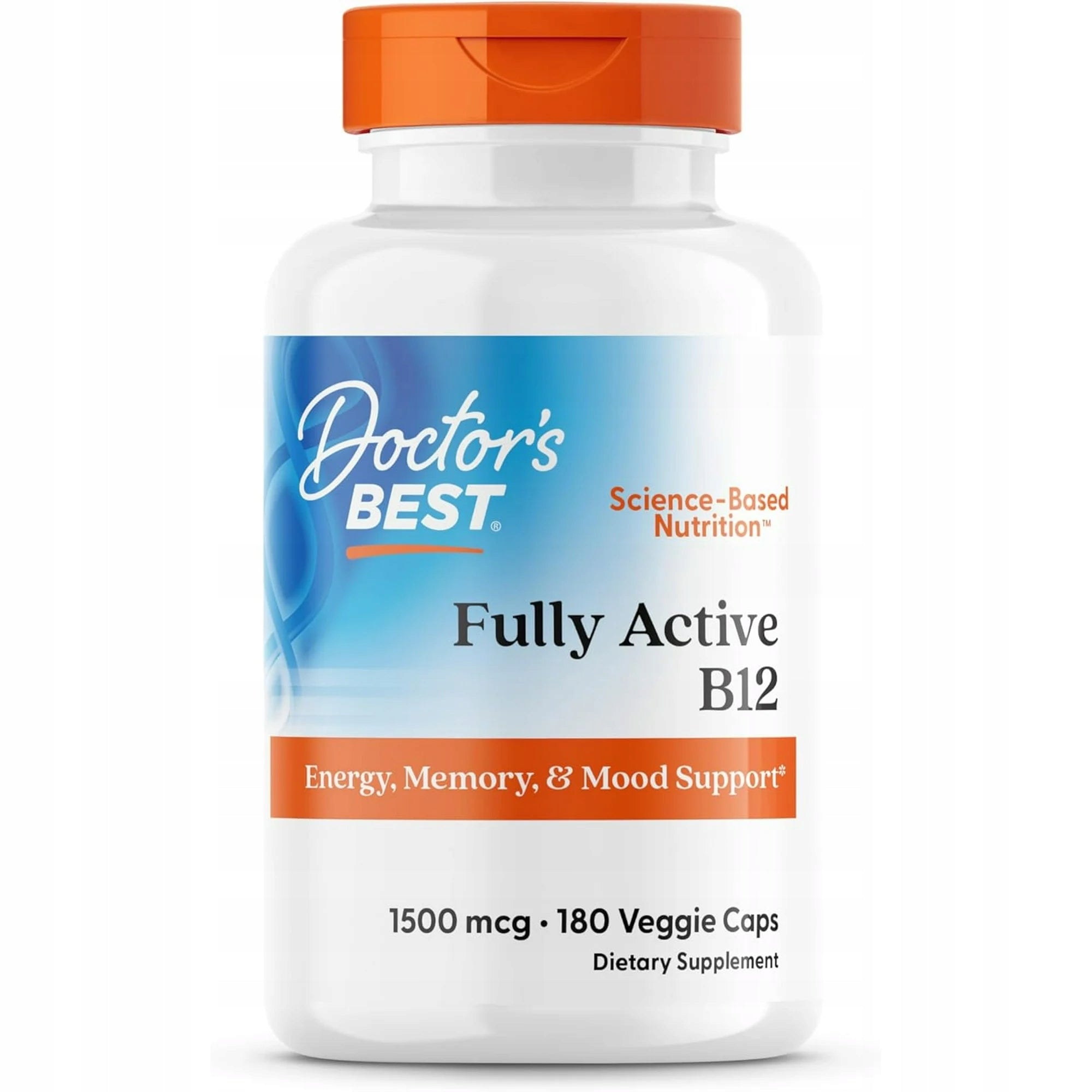 Doctors Best Fully Active B12 1500 mcg 180 capsules