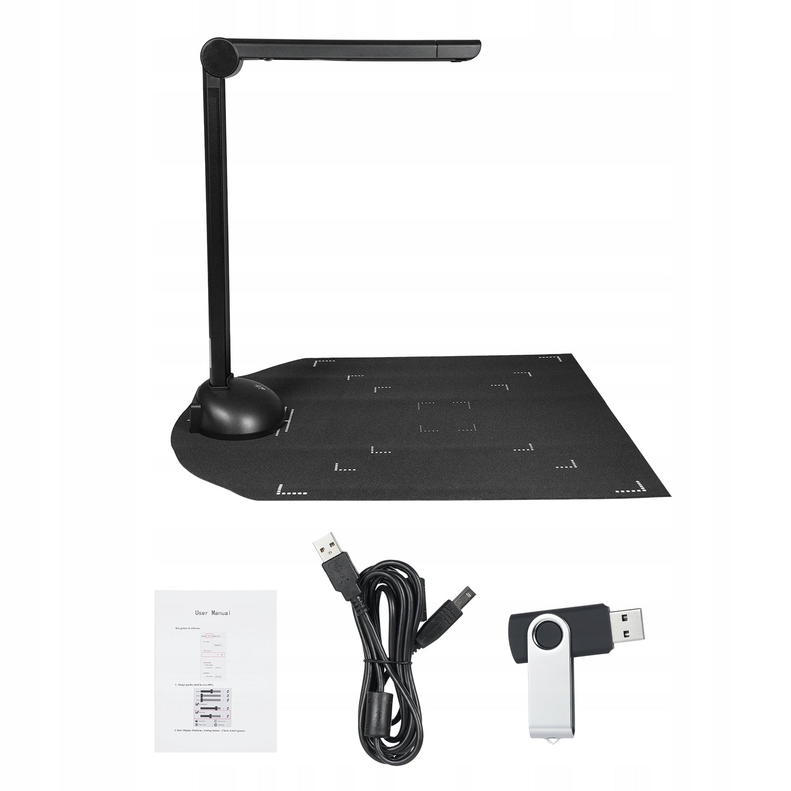Document Book Camera Scanner A3 A4 Size With LED Filling