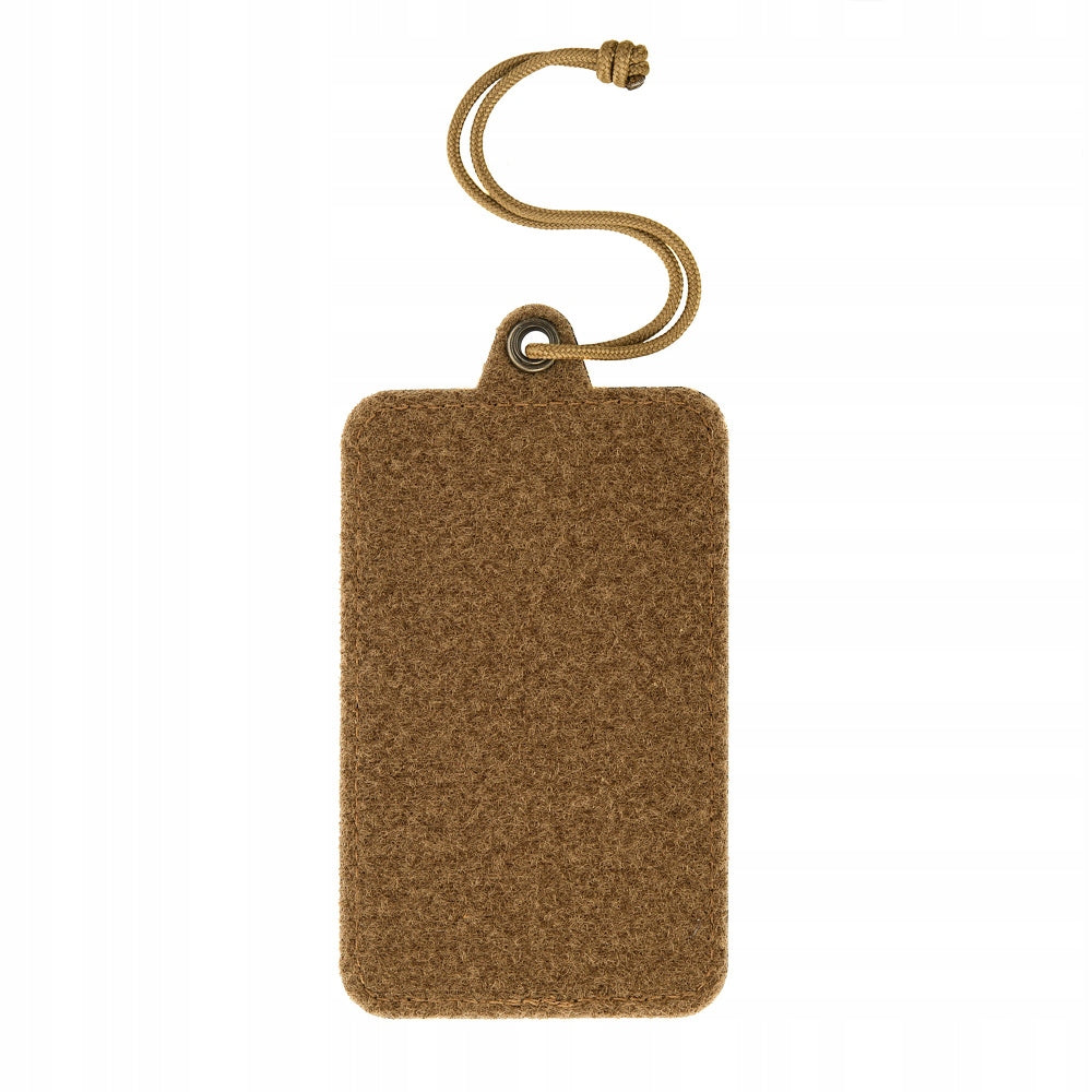Document Case M-Tac ID Pocket with Velcro Panel for Coyote Patches