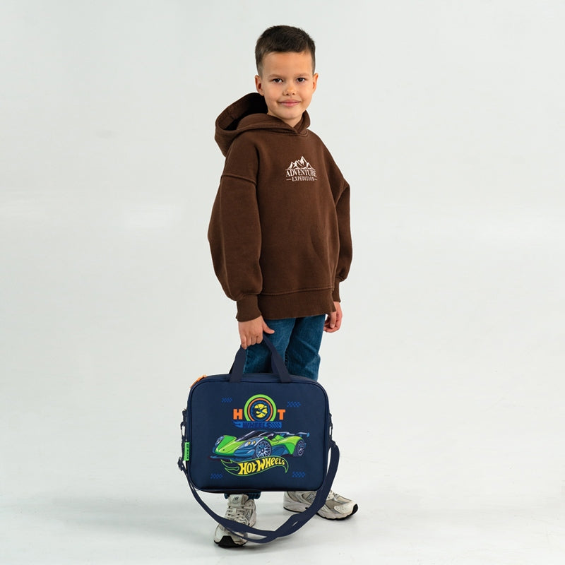 Document bag for boy folder with handle for plastic Hot Wheels Kite Packaging status original