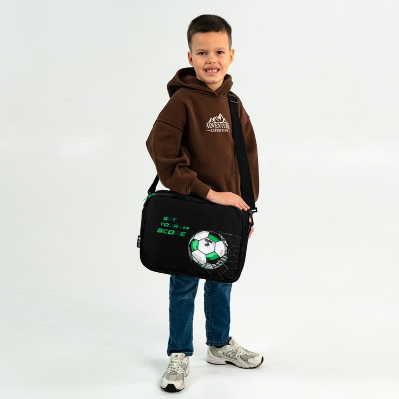 Document bag for boys with adjustable strap A4 football Kite Manufacturer code K26-589-2