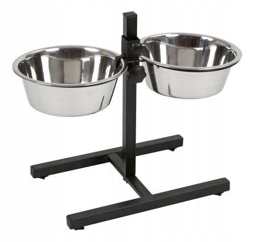 Dog Adjustable Stand Bowls 2 x 2,8 L
