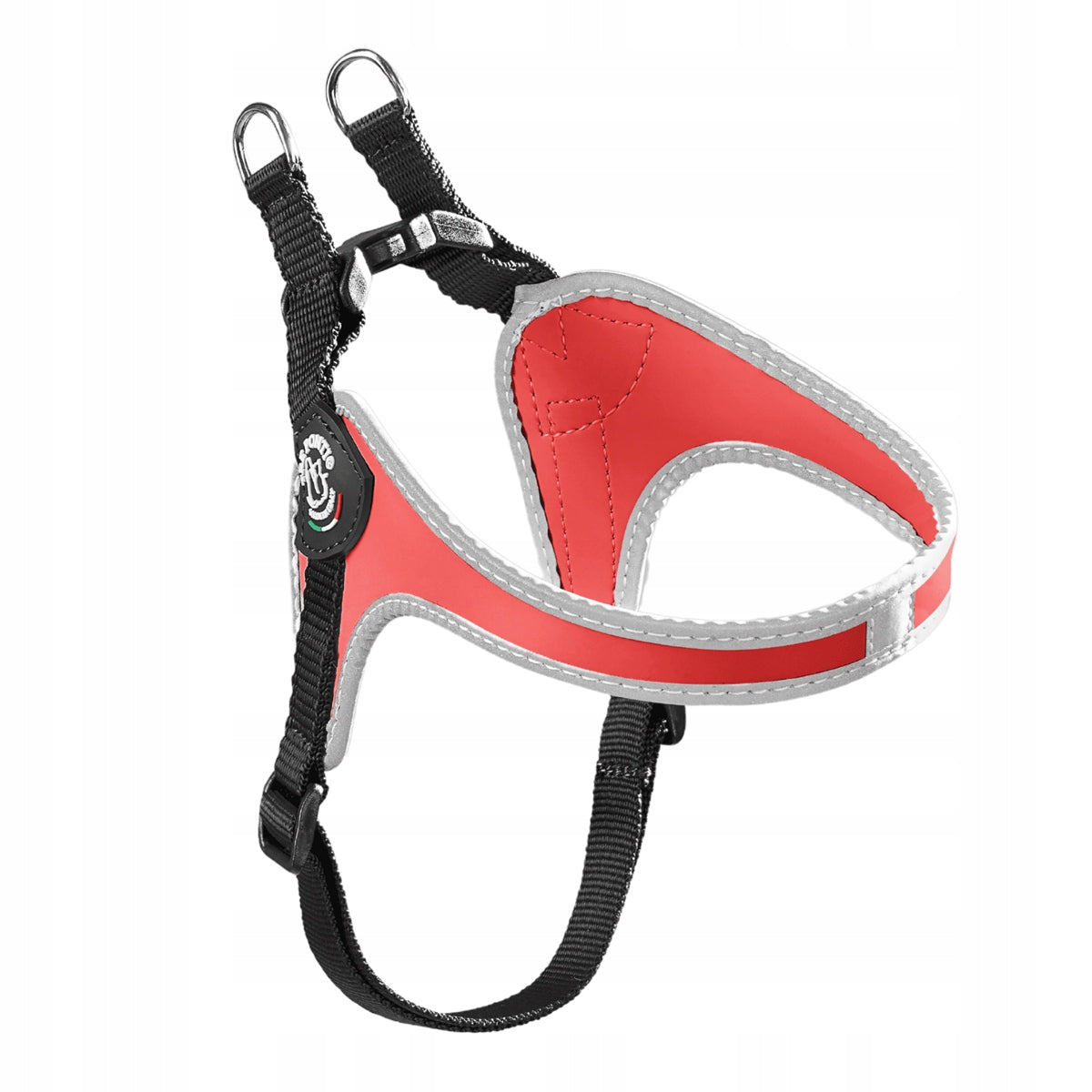 Dog BRACES Jack Russell M 43-58cm TRE PONTI red WITH REFLECTORS Manufacturer code R253R