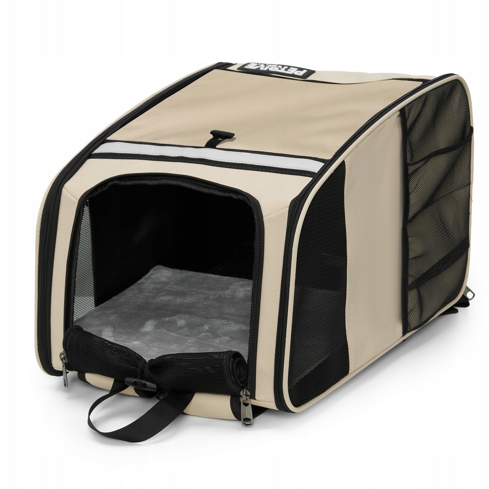 Dog Backpack, MAXICARRY XL Expandable Cat Transporter up to 12 kg Brand PETRIVE BE