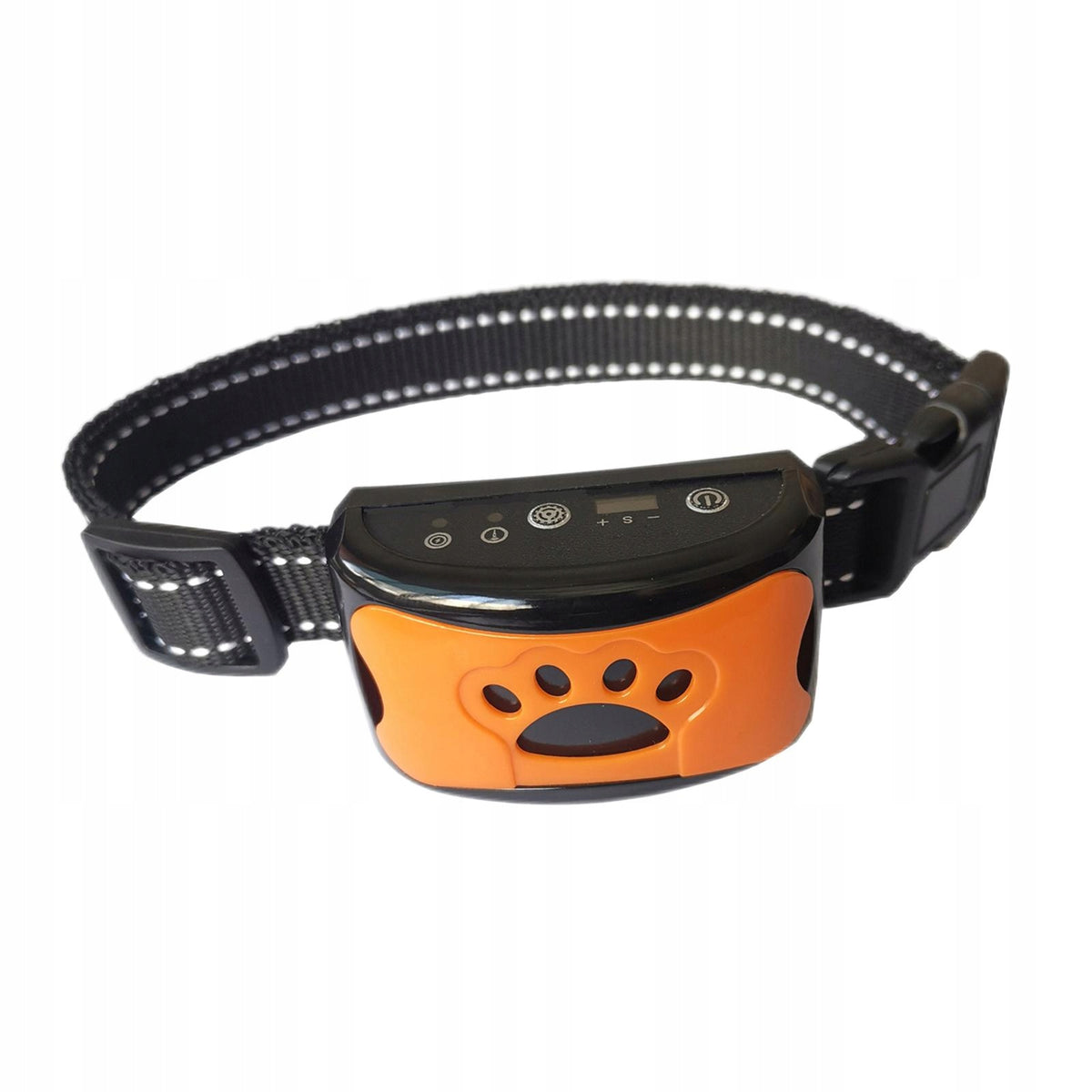Dog Bark Collar Adjustable Sensitivity for Small Large Dogs Shock Orange