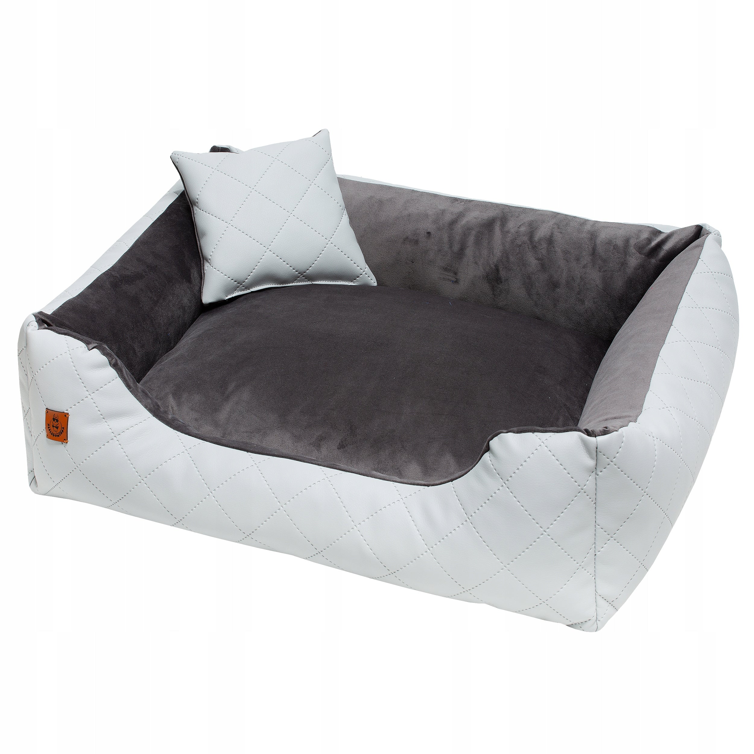 Dog Bed 60x50 Couch Playpen Sofa Velour Waterproof Pillow Freebie Product width 50 cm
