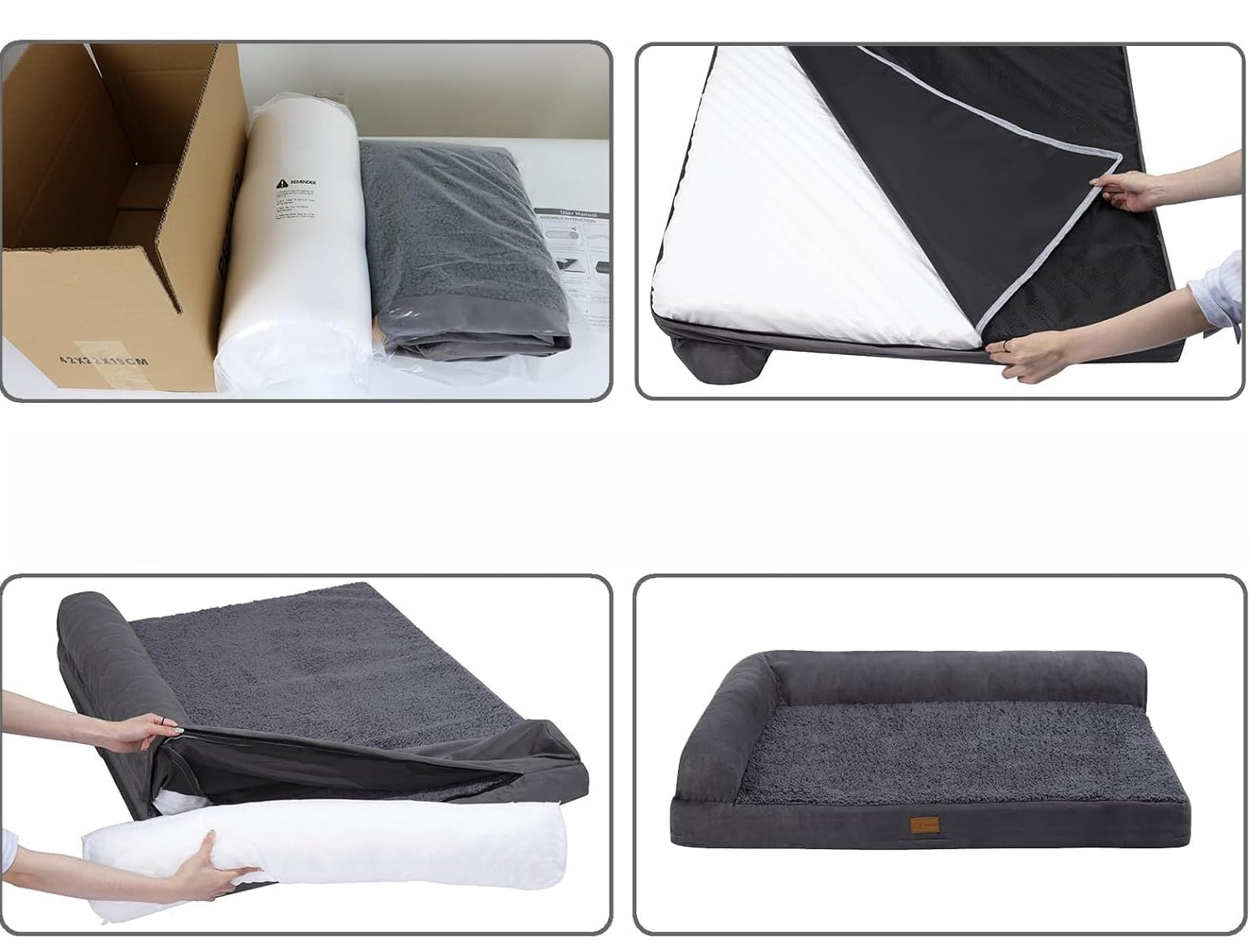 Dog Bed, Bedding, Dog Sofa Waterproof, Pull Down Cover, Length 100 cm