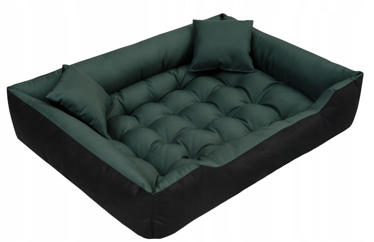 Dog Bed Cat Bedding Couch Playpen Waterproof Green 100x75 cm Color green