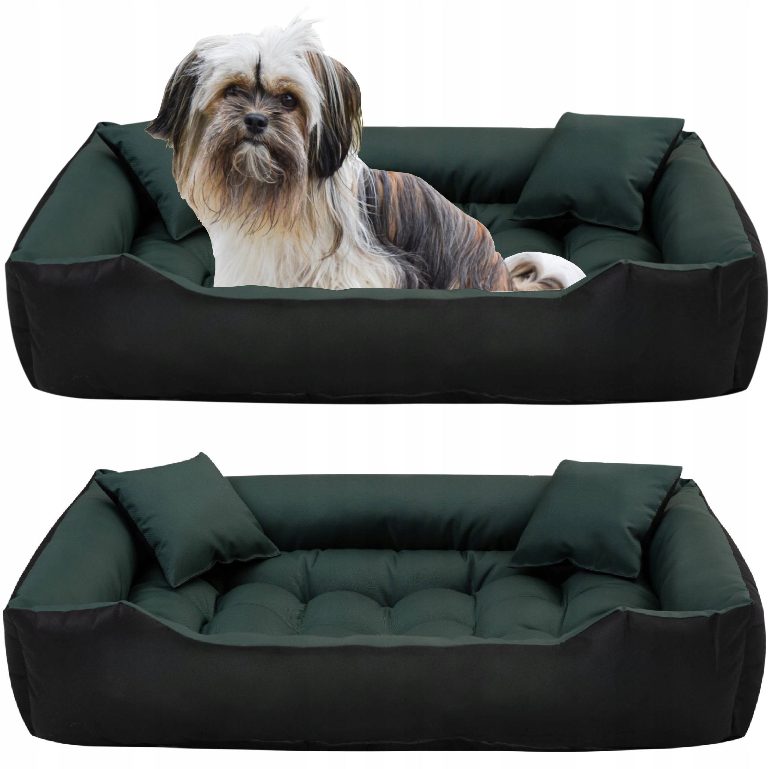 Dog Bed Cat Bedding Couch Playpen Waterproof Green 100x75 cm