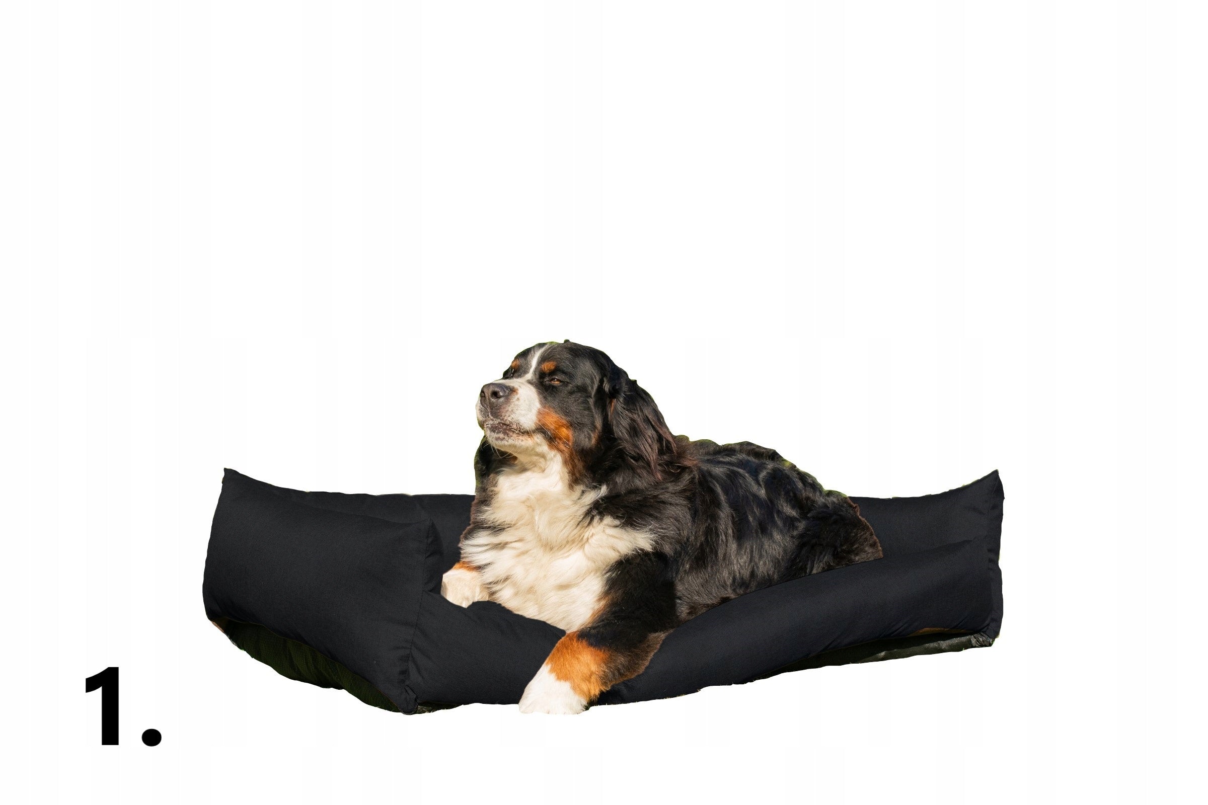 Dog Bed Couch 120x90 Velvet - Removable Cover Black Manufacturer code 508150706