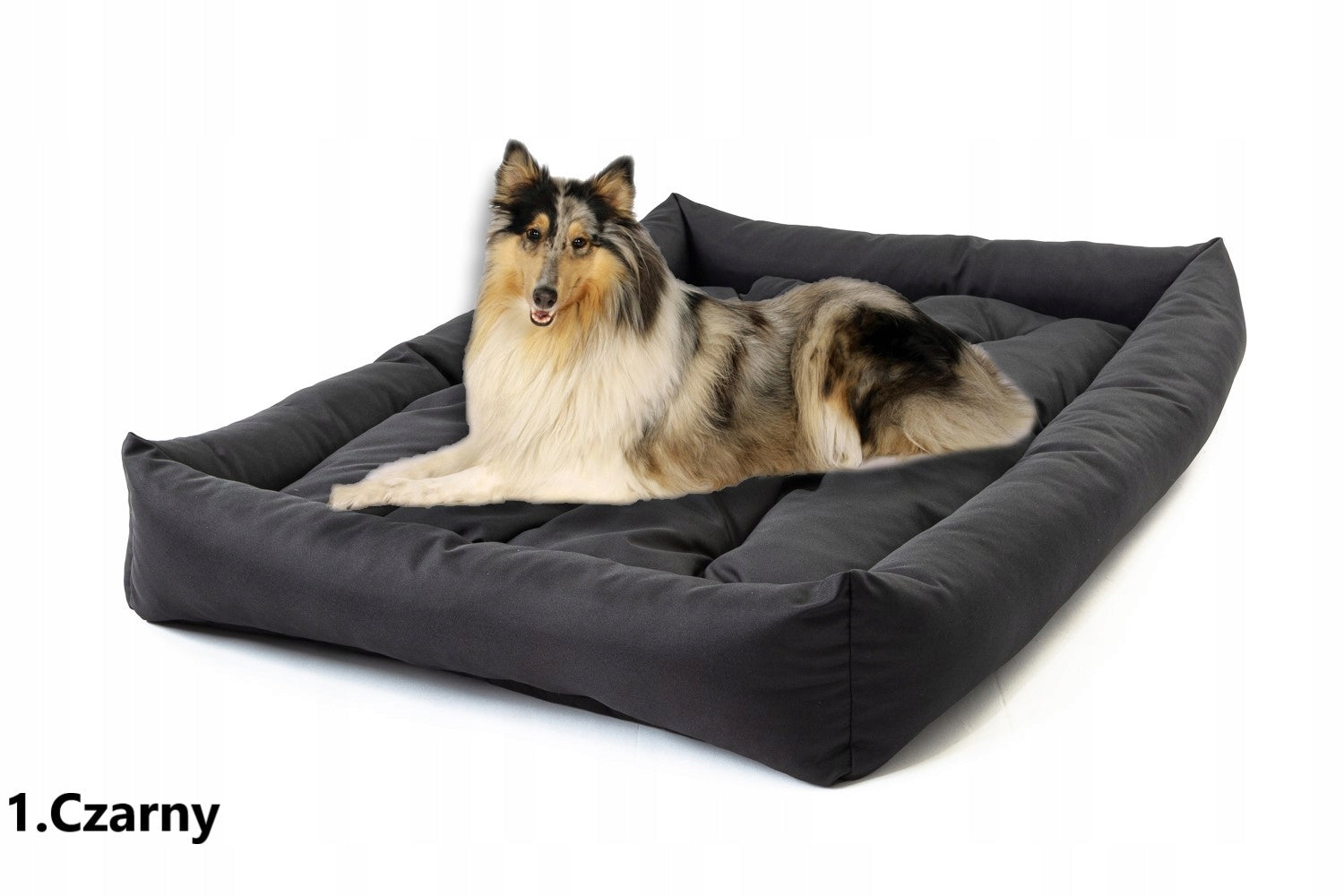 Dog Bed Couch 120x90 WATERPROOF Black Brand Lagram