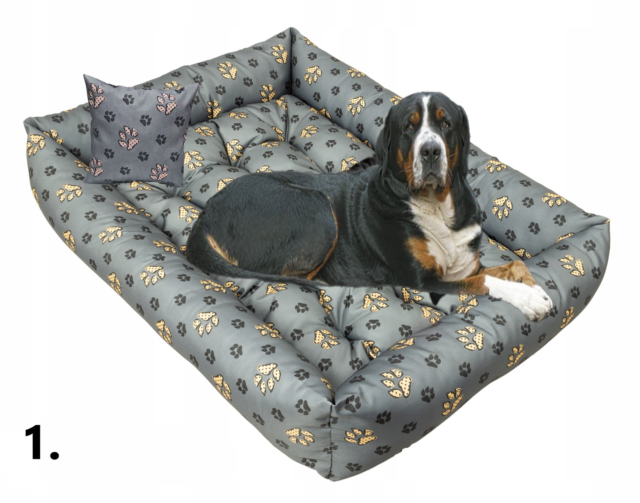 Dog Bed Couch 120x90 WATERPROOF Grey -Colorful Paws Manufacturer code 609260791